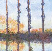 Claude Monet Les Peupliers oil painting